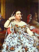 Portrait of Madame Moitessier Sitting. Jean Auguste Dominique Ingres